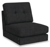 BLOK Modular Armless Chair - Charcoal