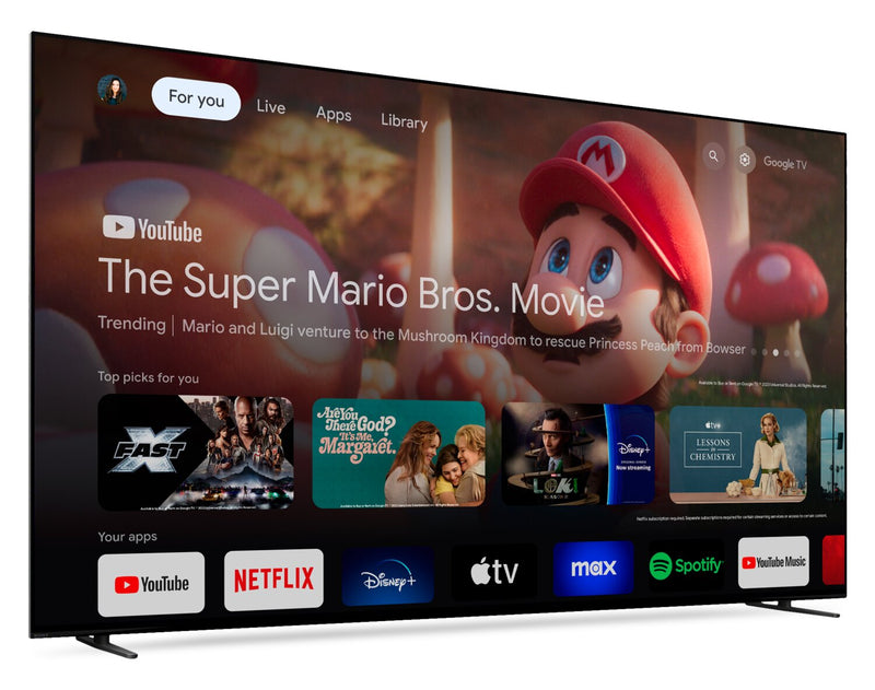 Sony 77\" Bravia 8 OLED 4K UHD Smart Google TV (K77XR80) - 2024 Model