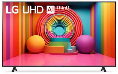LG 75" 4K UHD HDR10+ HGiG 60Hz webOS Smart TV (75UT7590PUA) | Téléviseur intelligent LG UHD 4K de 75 po à 60 Hz avec HDR10+, HGiG et webOS (75UT7590PUA)