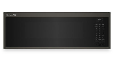 KitchenAid 1.1 Cu. Ft. Smart Low-Profile Over-the-Range Microwave - Black Ore - YKMML550RBE | Four à micro-ondes à hotte intégrée intelligent à profil bas KitchenAid de 1,1 pi3 - minerai noir - YKMML550RBE