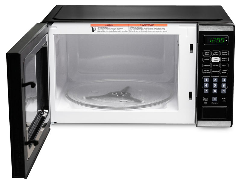 Danby 0.7 Cu. Ft. Countertop Microwave with Auto Defrost - Stainless Steel - DBMW0722BBS