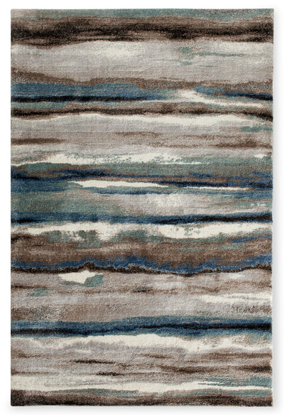 Lorin 7' x 10' Machine Woven Area Rug – Multicolour | Carpette Lorin tissée à la machine de 7 pi x 10 pi - multicolore