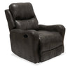 Ellis 32\" Faux Leather Glider Reclining Chair – Grey