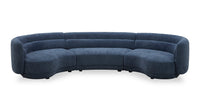 Davvero 3-Piece Sectional - Navy