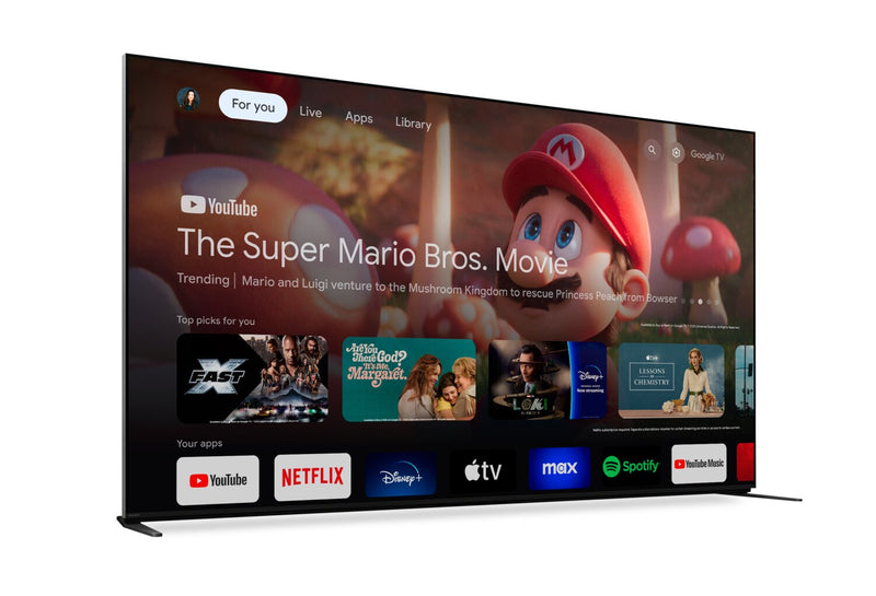 SONY 75\" Bravia 9 QLED Mini-LED 4K UHD Smart Google TV (K75XR90) - 2024 Model