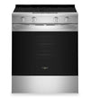 Whirlpool 30\" 5.3 Cu. Ft. Electric Range with Air Cooking – Fingerprint Resistant Stainless Steel - YWSES5030SZ