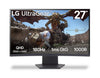 LG 27\" UltraGear™ QHD 180Hz HDR10 AMD FreeSync™ 1ms (GtG) Curved Gaming Monitor (27GS60QX-B.AUSQ)