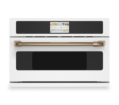Cafe 30" 1.70 Cu. Ft. Electric Wall Oven with Advantium® Technology – White - CTS90DP2NS1 | Four mural électrique Café de 1,70 pi³ et de 30 po avec technologie AdvantiumMD - blanc - CTS90DP2NS1