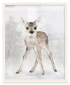 Baby Dear Framed Artwork with Linen Finish - 17\" x 21\"