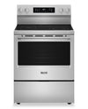 Maytag 30\" 5.3 Cu. Ft. Electric Range with No Preheat Air Fry - Fingerprint Resistant Stainless Steel - YMFES7030SZ