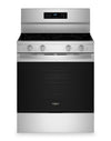 Whirlpool 30\" 5.3 Cu. Ft. Electric Range with No Preheat Air Fry - Fingerprint Resistant Stainless Steel - YWFES7030SZ