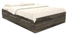 Riley Mates Bed with 3-Drawer Storage for Kids, Made in Canada, Grey - Full Size