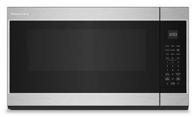 KitchenAid 1.9 Cu. Ft. Over-the-Range Microwave with 7 Sensor Functions - Stainless Steel - YKMMS130RPS | Four à micro-ondes à hotte intégrée KitchenAid de 1,9 pi³ avec 7 fonctions par capteur - acier inoxydable - YKMMS130RPS | YKMMS13S