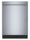 Bosch 500 Series 24'' 44 dBA Built-In Dishwasher Anti-Fingerprint Brushed Steel - SHX65DM5N