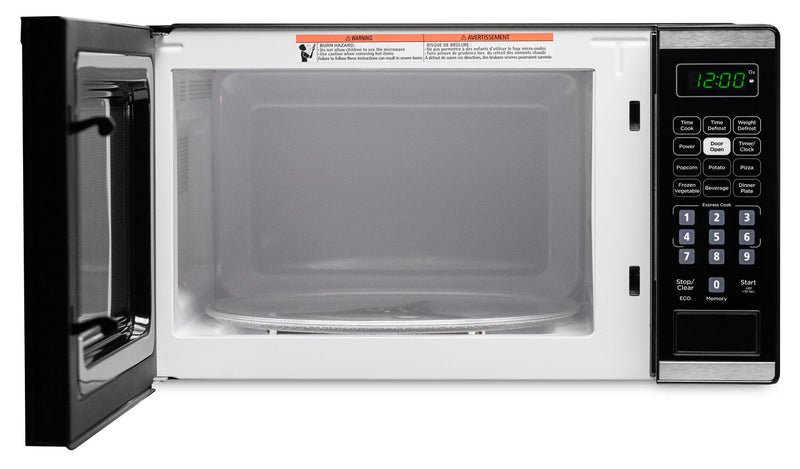 Danby 0.7 Cu. Ft. Countertop Microwave with Auto Defrost - Stainless Steel - DBMW0722BBS
