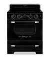 Classic Retro by Unique 30\" 3.9 Cu. Ft. Induction Range - Midnight Black - UNQ-30CR IC B