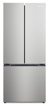 Hamilton Beach 17.7 Cu. Ft. French Door Refrigerator – Silver - HBF1772-NL
