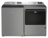Maytag 6.0 Cu. Ft. Smart Top-Load Washer and 7.4 Cu. Ft. Gas Dryer – Radiant Silver