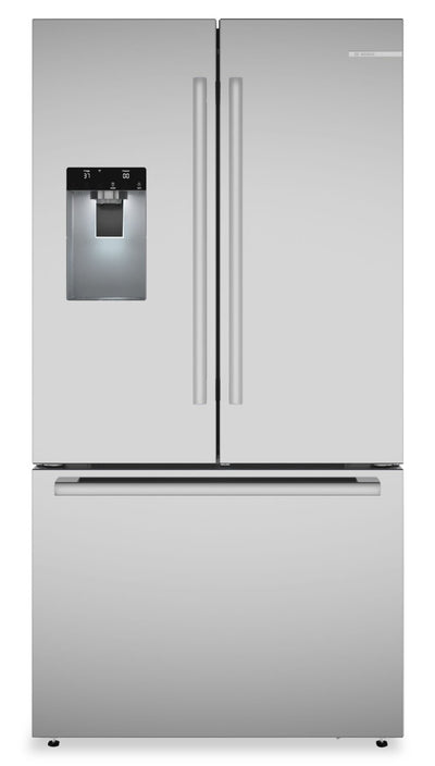 Bosch 500 Series 36" 26 Cu. Ft. French-Door Refrigerator - Stainless Steel - B36FD52SNS | Réfrigérateur Bosch Série 500 de 36 po et de 26 pi3 à portes françaises - Acier inoxydable - B36FD52SNS