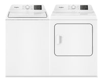 Whirlpool 4.8 Cu. Ft. Top Load Washer and 7 Cu. Ft. Electric Dryer with AutoSensing - White