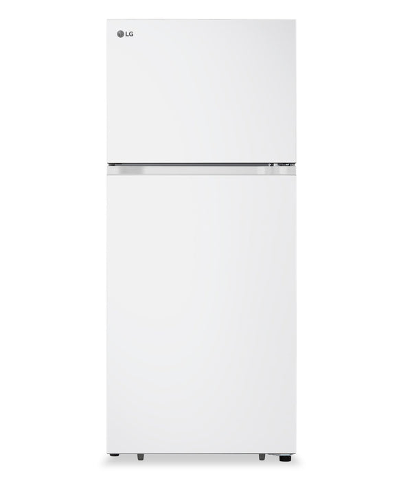LG 28\" 18 Cu. Ft. Garage-Ready Top-Freezer Refrigerator - White - LT18S2100W