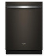 Whirlpool 24\" 47 dBA Built-In Dishwasher - Fingerprint Resistant Black Stainless Steel - WDTS8024SV