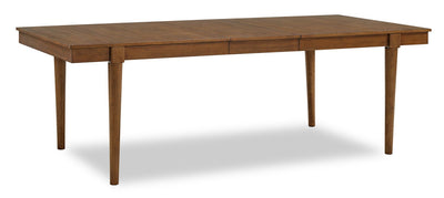 Ember Dining Table, 74-92"W - Brown | Table de salle à manger Ember de 74 po à 92 po (L) - brune