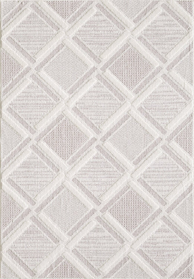 Knox Moroccan Beige Area Rug - 6'7" x 9'6" | Carpette Knox beige à motif marocain - 6 pi 7 po x 9 pi 6 po
