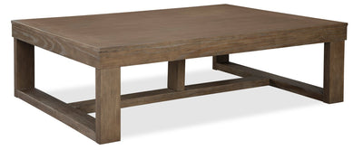 Jasper 56" Modern Coffee Table - Grey Brown | Table à café moderne Jasper de 56 po - brun-gris