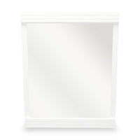 Riley Bedroom Dresser Mirror, Made in Canada - White