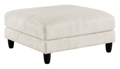 Lounge Modular 40" Chenille Fabric Ottoman – Beige | Pouf modulaire Lounge de 40 po en tissu chenille - beige