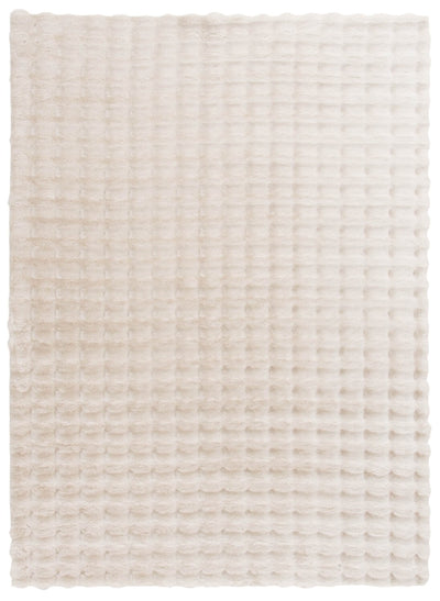 Dream Step Memory Foam Bubble Ivory Faux Fur Area Rug - 5' x 7' | Carpette Dream Step à bulles en fausse fourrure ivoire avec mousse à mémoire de forme - 5 pi x 7 pi