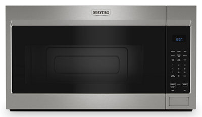 Maytag 1.7 Cu. Ft. Over-the-Range Microwave with 900 Watts Cooking - Stainless Steel - YMMMS4230PZ | Four à micro-ondes à hotte intégrée Maytag de 1,7 pi³ avec cuisson à 900 W - acier inoxydable - YMMM…