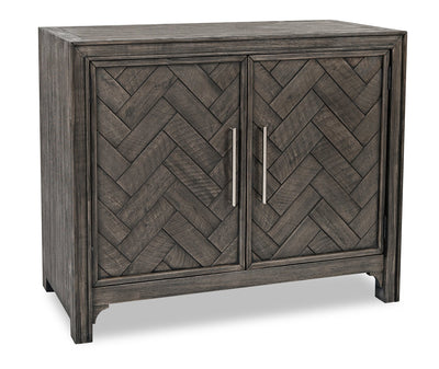 Keena 40" Solid Wood Accent Cabinet - Grey|Armoire décorative Keena de 40 po en bois massif - grise