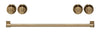 Thor Kitchen Handle and Knob Set for 30” Range in Brushed Bronze - CKA-RE30-BRZ