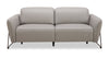 Riviera Top-Grain Genuine Leather Power Reclining Sofa - Light Grey