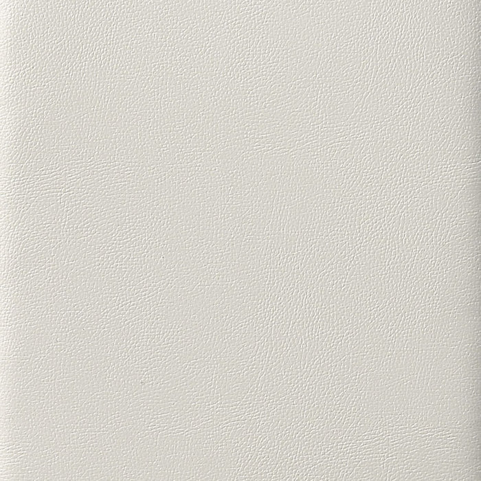 Paseo Platform Bed in Taupe Vegan-Leather Fabric - Full Size