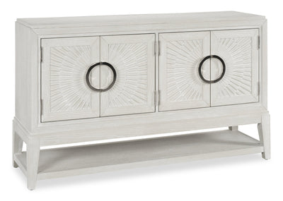 Vida Dining Server with Storage & Shelf, 61"W - Sand | Desserte de salle à manger Vida de 61 po (L) avec rangement et tablette - sable