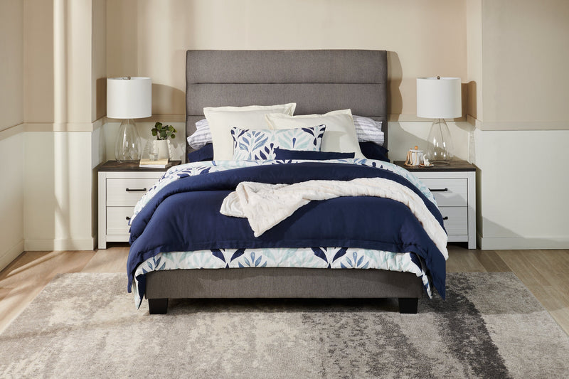 Zoey Bedside 2-Drawer Nightstand, 24.4\"W x 24.9\"H - Two-tone White & Brown