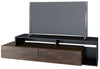 Nordika Paisley 72\" TV Stand - Truffle/Black