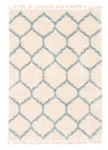 Helma Trellis Cream Shag 6'7\" X 9'6\" Area Rug