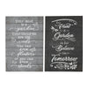 Wood Wall Sign Inspirational Garden Quote - Set of 2