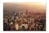 Cityscape 28x42 Wall Art Frame And Fabric Panel