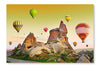 Hot Air Balloons In Cappadocia 24x36 Wall Art Frame And Fabric Panel
