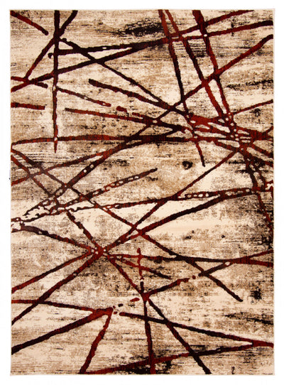 Cherokee Gold Area Rug - 6'7" X 9'6"