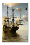 Sailboat 24x36 Wall Art Frame And Fabric Panel