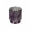 4.6 Oz Ribbed Electroplated Scented Candle Tropical Dreams - Set of 2