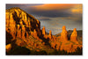 Red Rock Hills In Sedona 28x42 Wall Art Frame And Fabric Panel