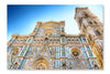 Duomo Cathedral In Florence Italy 28x42 Wall Art Frame And Fabric Panel