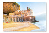 Morning View Of Amalfi Cityscape 16x24 Wall Art Frame And Fabric Panel